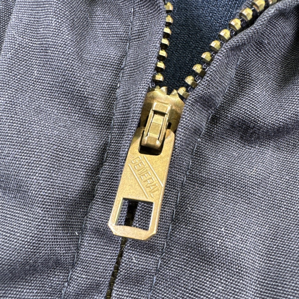 Vintage US Navy Military Utility Deck Jacket‎ Mens 34 Regular Blue 70s Named - Picture 6 of 6